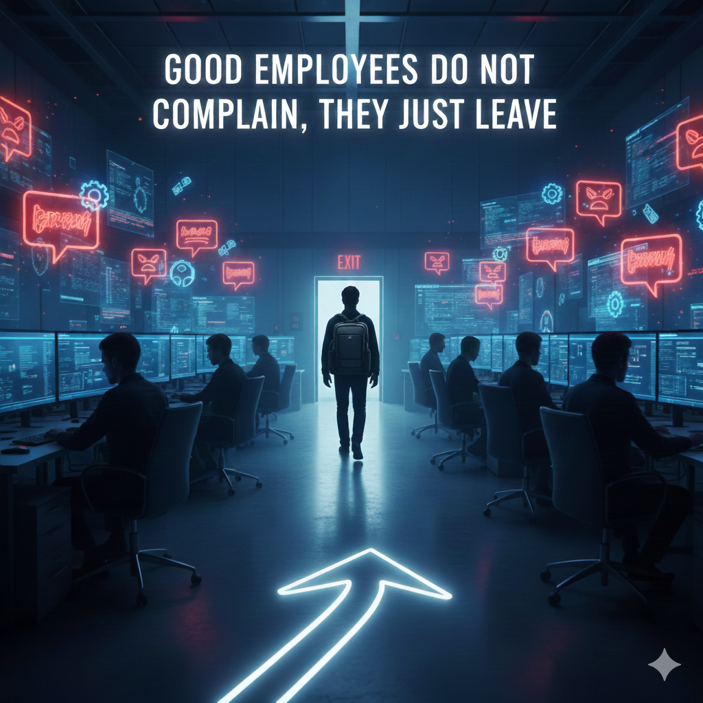 Good employees do not complain, they just leave