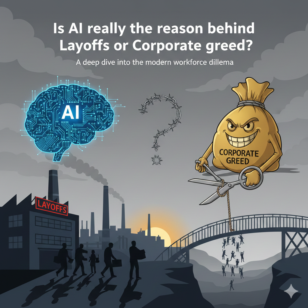 Is AI really the reason behind Layoffs or Corporate greed?