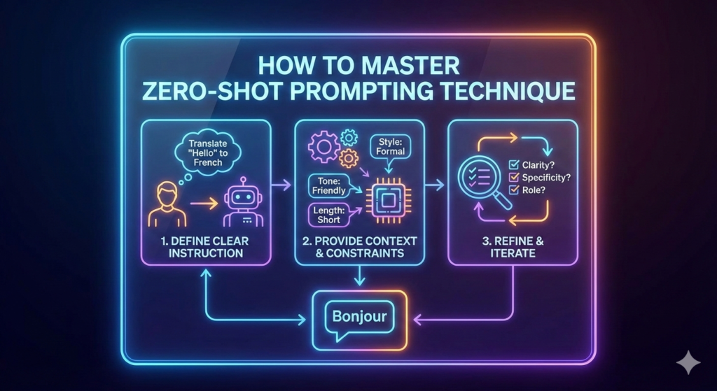 How to Master Zero-Shot Prompting Technique?