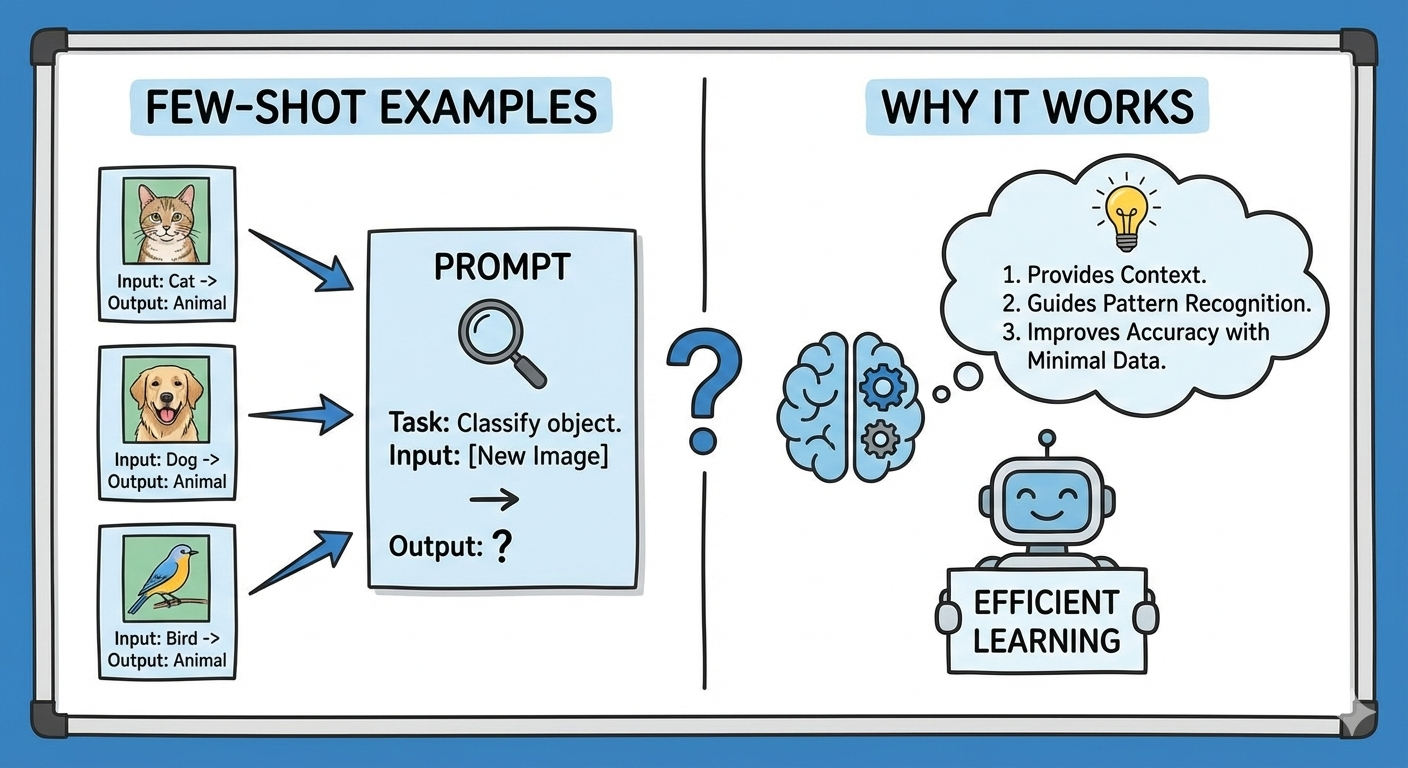 Why Few-Shot Prompting works Better?