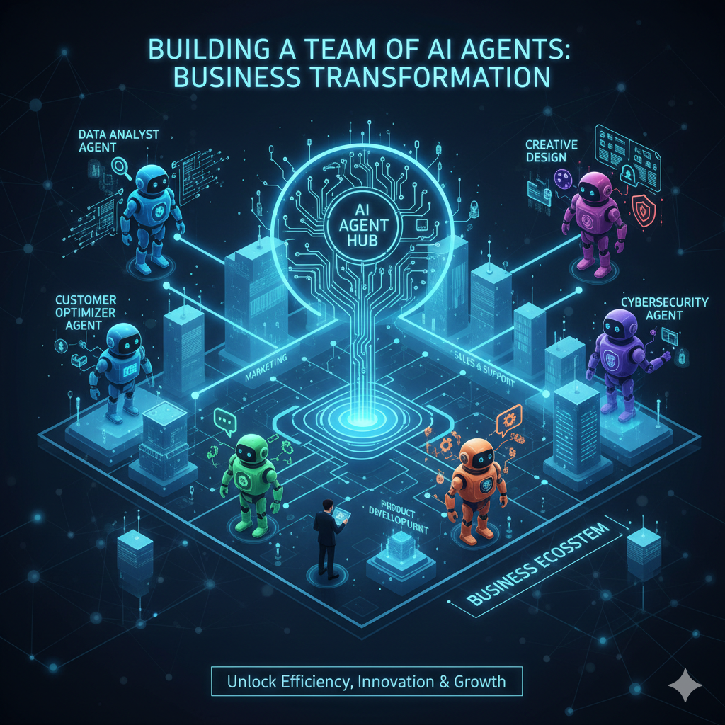 How to build a Team of AI Agents to transform your business?